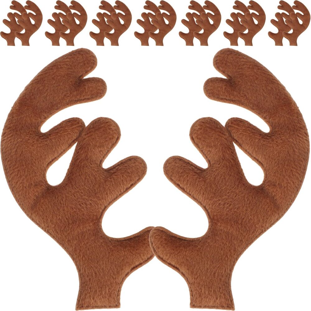 1345 Antler Headband Headdress for Christmas - 30 Pieces Soft Plush